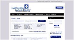 Desktop Screenshot of nationwidelocumtenens.com